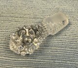 Fenton Blue Opalescent Hobnail Cruet with Original Stopper