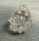 Fenton Blue Opalescent Hobnail Cruet with Original Stopper