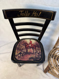 Tally-Ho Fox Family Shelf Plush Dolls with Chairs - Lot of 6 Foxes, 4 Chairs