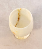 Quartz Agate Stone 5 in Goblets - Set of 5