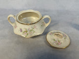 Vintage Homer Laughlin Republic Gravy Boat & Sugar Bowl with Lid