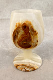 Quartz Agate Stone 5 in Goblets - Set of 5