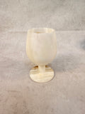 Quartz Agate Stone 5 in Goblets - Set of 5