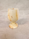 Quartz Agate Stone 5 in Goblets - Set of 5