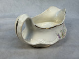Vintage Homer Laughlin Republic Gravy Boat & Sugar Bowl with Lid