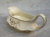 Vintage Homer Laughlin Republic Gravy Boat & Sugar Bowl with Lid