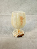 Quartz Agate Stone 5 in Goblets - Set of 5