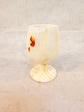 Quartz Agate Stone 5 in Goblets - Set of 5
