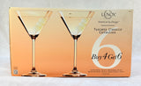 Lenox Tuscany Classics Classic Cocktail Martini Glasses, Set of 6 - Brand New!