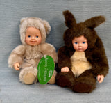 Anne Geddes Bean Filled Collection - Baby Bear and Baby Squirrel