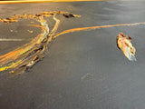 Homer Costello 1960s Abstract Coastal Landscape Original Art, Framed, 53" x 29"