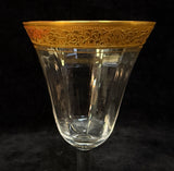 Vintage Tiffin-Franciscan Special Minton Gold-Rimmed Goblets - Set of 6
