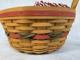 Longaberger 1999 Holiday Hostess Pinecone Basket with Liners