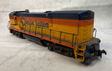 Vintage HO Scale Chessie System Engine and Model Train Box Cars