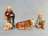 VTG Hummel Goebel 12 pc Nativity Figurines 214 TM3 1951 W Germany - Some Repairs PFC