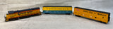 Vintage HO Scale Chessie System Engine and Model Train Box Cars