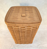 1986 Longaberger 22" Hamper Basket with Attached Lid