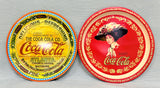 Reproduction Vintage Coca-Cola Trays - Set of 2