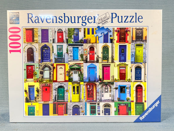 1000 Piece Doors of the World Ravensburger Puzzle - Brand New!