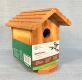 Garden Treasures 7.5" Red Cedar Bird House - Brand New!