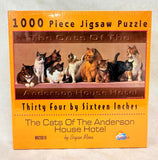 1000 Piece The Cats Of The Anderson House Hotel SunsOut Puzzle - Brand New!