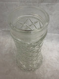 Godinger 14 in Glass Carafe Pitcher with Silver Plated Top