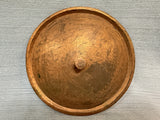Vintage Hammered Copper Pot Lids - Set of 2