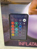 Wanderlust Afterglow Inflatable LED Chair w/Remote - Brand New!