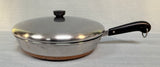 Revere Ware 12" Copper Bottom Skillet with Lid