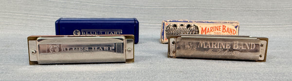 Hohner Harmonicas - Marine Band No. 1896 -& Blues Harp ZA5 - Germany