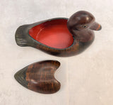 Wooden Duck Box Vintage China Import