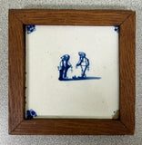 Antique Delft Children's Play Tile