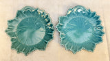 Woodfield Steubenville Buffet Plates - 2 Gray, 2 Golden Fawn, 2 Seafoam - Lot of 6