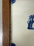 Antique Delft Children's Play Tile