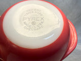 Pyrex Deep Pink 8 oz. Round Ovenware Dishes - Lot of 4 Bowls, 2 Lids