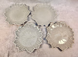 Woodfield Steubenville Seafoam and Gray Buffet Plates - Lot of 6