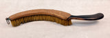 Antique Art Nouveau Copper Crumb Dust Pan and Broom Set