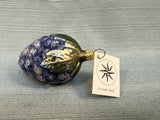 Christopher Radko Frosted Purple Berries Fruit Glass Ornament with Tag