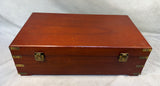 Vintage Bocce Ball Set in Wood Case