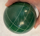 Vintage Bocce Ball Set in Wood Case