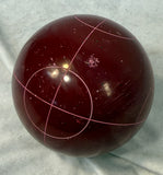 Vintage Bocce Ball Set in Wood Case