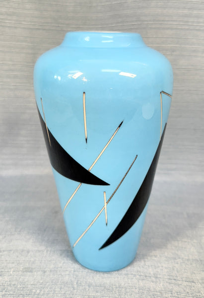 Turquoise Modernist Vase