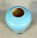 Turquoise Modernist Vase