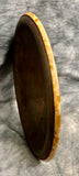 Antique 6" Round Colombia Celluloid Photo Portait Mounted on Tin, c. 1900