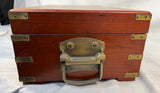 Vintage Bocce Ball Set in Wood Case