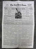 1000 Piece New York Times Puzzle Front Page March 5, 1951 - Brand New!