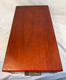 Vintage Bocce Ball Set in Wood Case