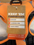 Arcadia Trail Quick-Dry Dog Harness, Large Orange - Brand New!