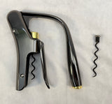 Williams Sonoma Lever Wine Opener, Gunmetal with Gold - Brand New!