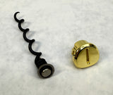 Williams Sonoma Lever Wine Opener, Gunmetal with Gold - Brand New!